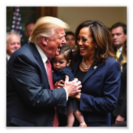 Foto Donald Trump Kamala harris