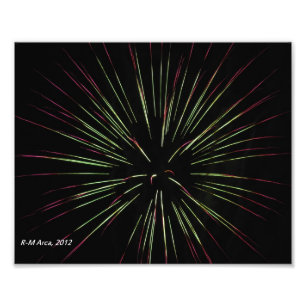 Foto dos fogos-de-artifício de Starburst