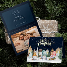 Foto dos gnomos bonitos Inverno Neve Feliz Natal