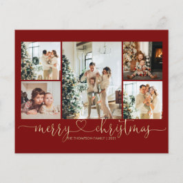 Foto Dourada do Red Christmas original 5 do BUDGET