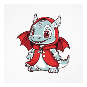 Foto Dragão Albino em Vermelho