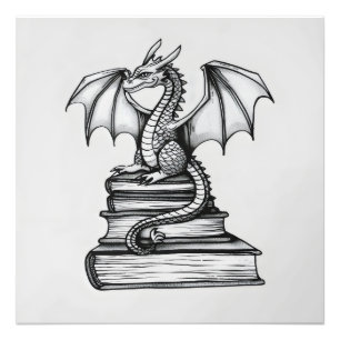 Foto Dragão em Livros