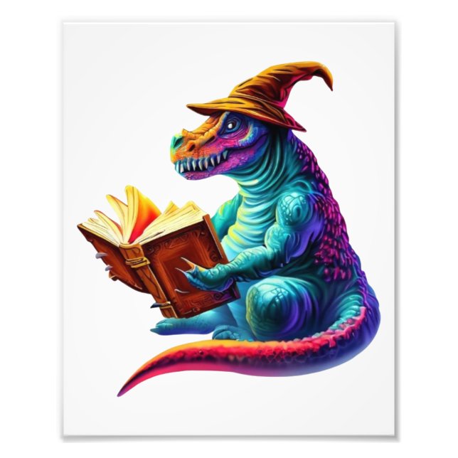 Foto Dragon Bookworm - Design do Lover da Fantasia Boni (Frente)
