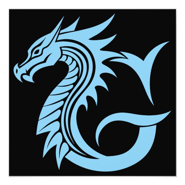 Foto Dragon Styled Letter G, Dragon Alphabet, Monogram (Frente)