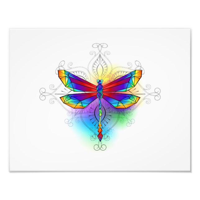 Foto Dragonfly Poligonal (Frente)