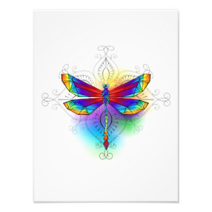 Foto Dragonfly Poligonal