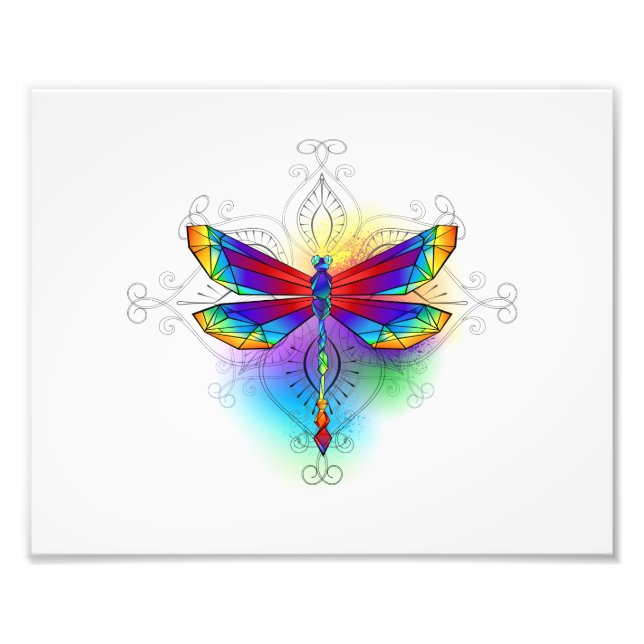 Foto Dragonfly Poligonal (Frente)