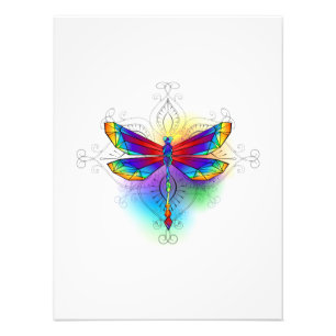 Foto Dragonfly Poligonal