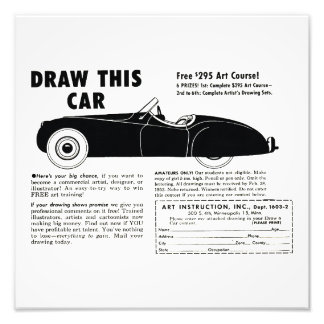 Foto Draw Me - Vintage Art School Drawing Contest Mug