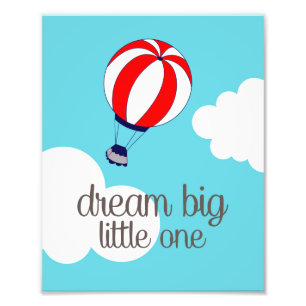 Foto Dream Big Little One Hot Air Balloon Photo Impress