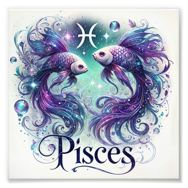 Foto Dreamy Peixes Zodiac (Frente)