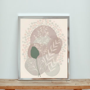 Foto Dreamy Watercolor Flowers - Arte Botânica Moderna