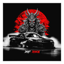 Drift Demon Samurai JDM Car Drifking Phonk