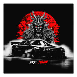 Foto Drift Demon Samurai JDM Car Drifking Phonk