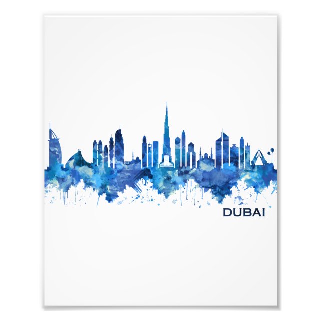 Foto Dubai UAE Skyline Blue (Frente)