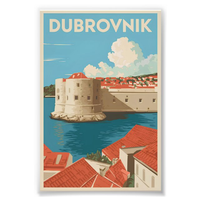Foto Dubrovnik vintage (Frente)