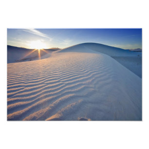 Foto Dunas de areia no Monumento Nacional White Sands e