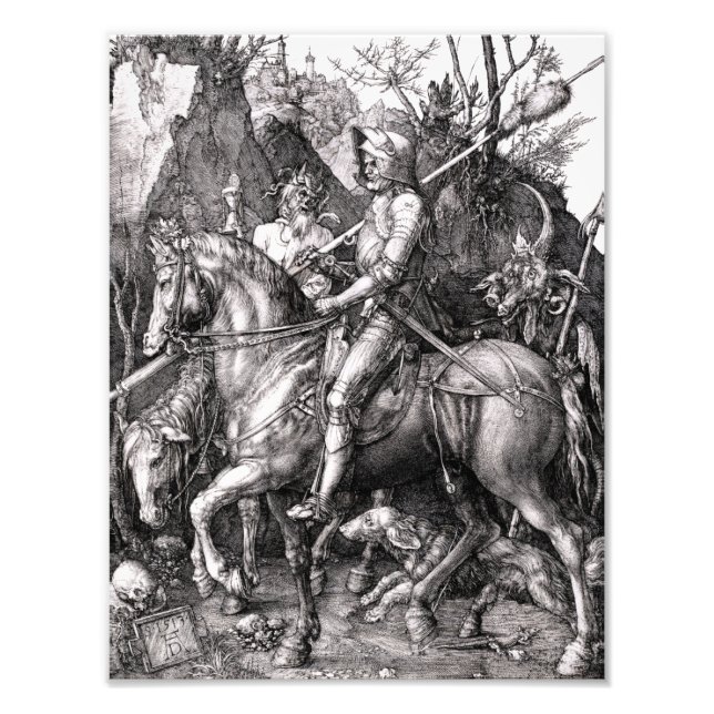 Foto Durer Knight Death and the Devil (Frente)