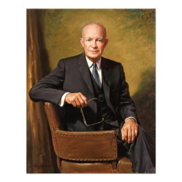 Foto Dwight Eisenhower Presidente da Casa Branca Retrat