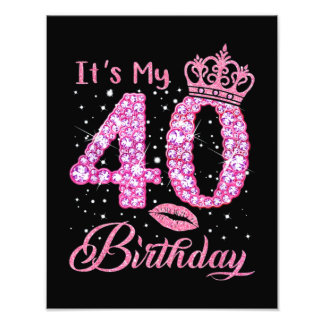Foto É a minha Rainha aniversário de 40 anos