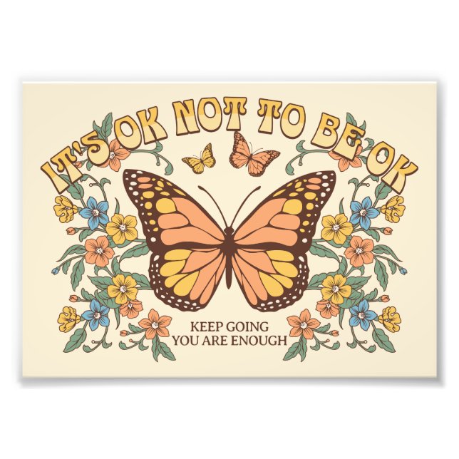 Foto É bom não estar bem, questões de saúde mental (Frente)