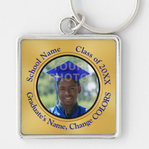 Foto e chaveiro personalizado da graduação