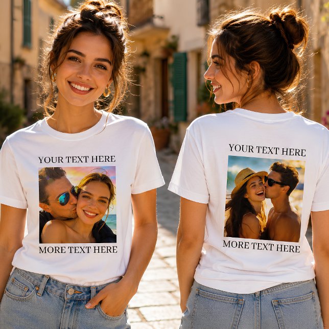 Foto e Texto Personalizados em Duas Faces (Criador carregado)