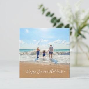 Foto e texto personalizados - feriados de verão f