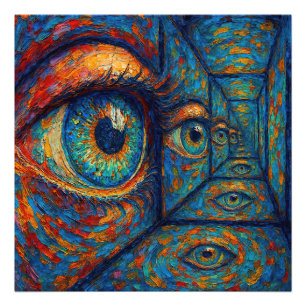 Foto "Ecos na Íris" - Um Retrato Surreal