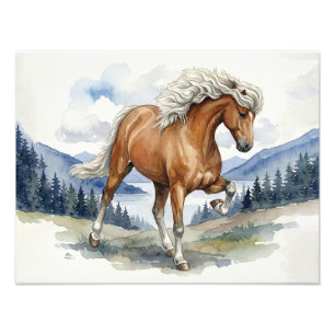 Foto Edda Silver bay Icelandic Horse nas Montanhas S