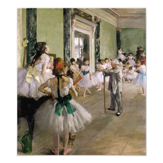 Foto Edgar Degas - A Classe da Dança (Frente)