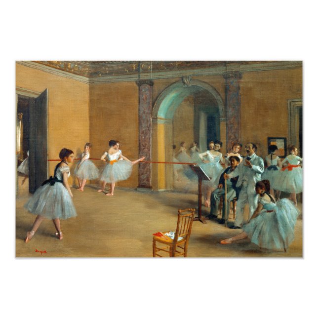 Foto Edgar Degas A Dança Foyer na Ópera (Frente)