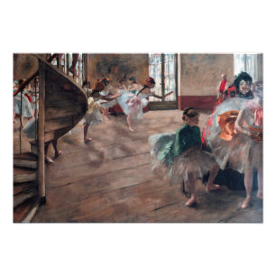 Foto Edgar Degas - A Rehearsal