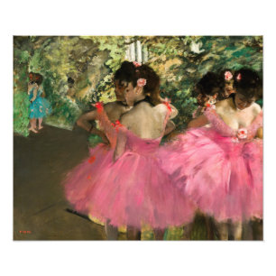 Foto Edgar Degas - Dançarinas em rosa