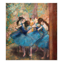 Edgar Degas - Dançarinos em azul