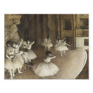 Foto Edgar Degas - Ensaio de Balés no Palco