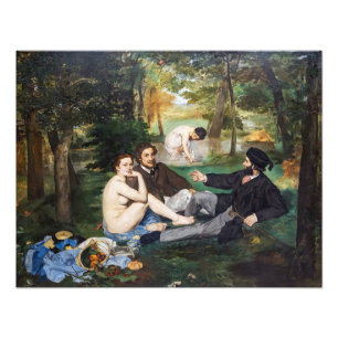 Foto Edouard Manet - Almoço na Relva