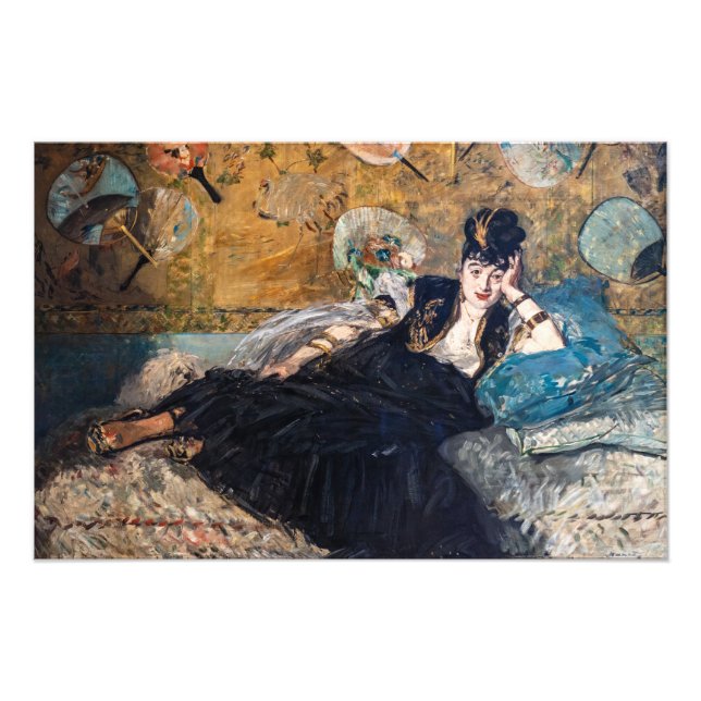 Foto Edouard Manet - Senhora com Leques (Frente)