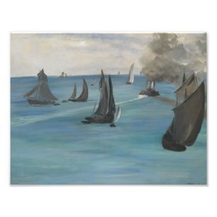 Foto Edouard Manet - Vista Marítima, Clima Calmo