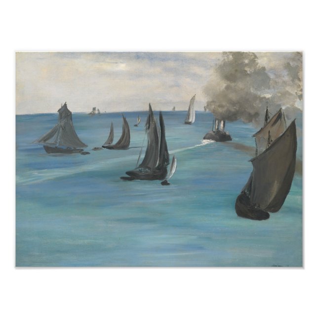 Foto Edouard Manet - Vista Marítima, Clima Calmo (Frente)