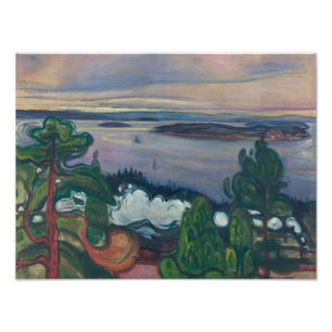 Foto Edvard Munch - Comboio Fumado