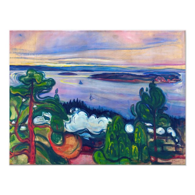 Foto Edvard Munch - Comboio Fumado (Frente)