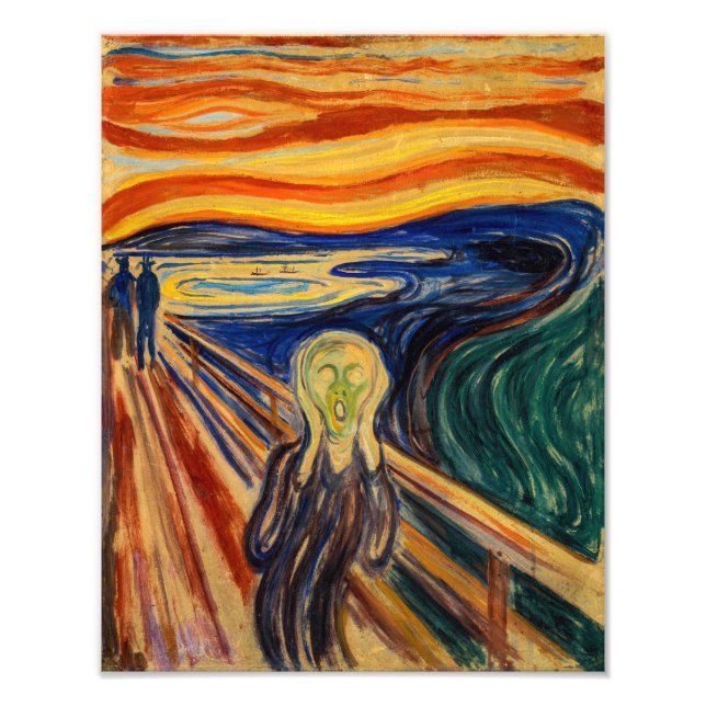 Foto Edvard Munch - O Grito 1910 (Frente)
