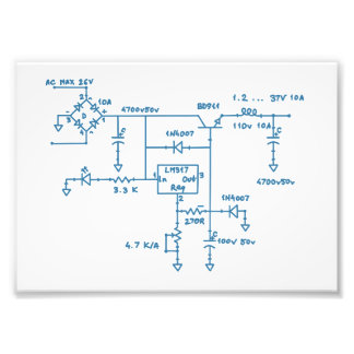 Foto electronic circuit scheme technology blueprint gee