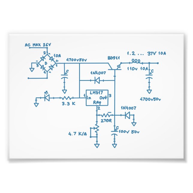 Foto electronic circuit scheme technology blueprint gee (Frente)