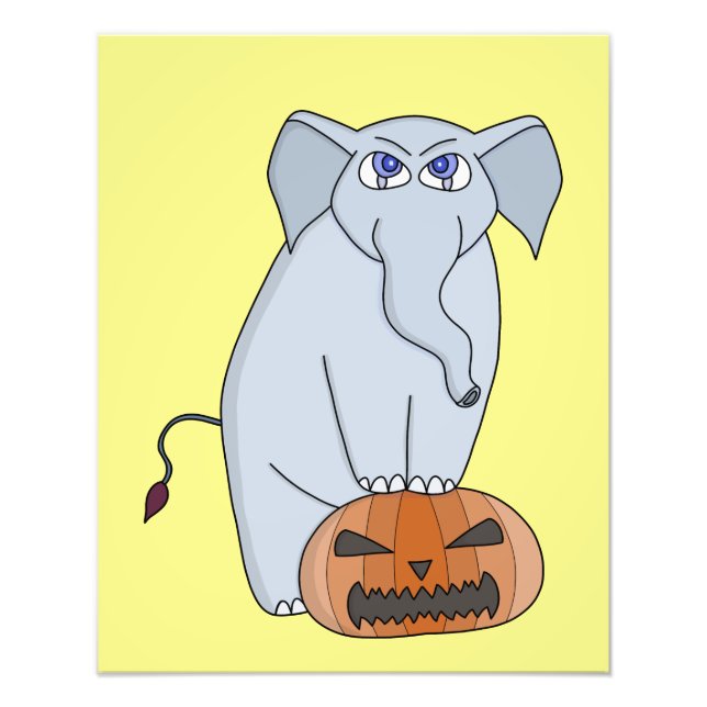 Foto Elefante de abóbora (Frente)
