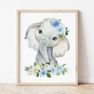 Foto Elefante, Safari, Flores Azuis, Rapaz Enfermeiro