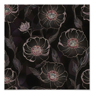 Foto Elegância Meia-Noite da Papoula