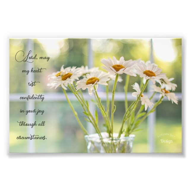 Foto Elegante Daisy Photoographic Joy Inspirational (Frente)