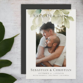 Foto Elegante Foliage Salvar A Data Casamento